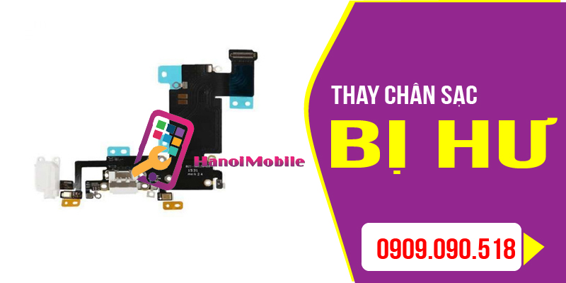 Thay chân sạc bị hư tại Hanoimobile